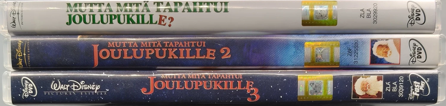 3 DVD) Mutta mitä tapahtui Joulupukille? (1-3) Trilogia - SUOMIKANNET