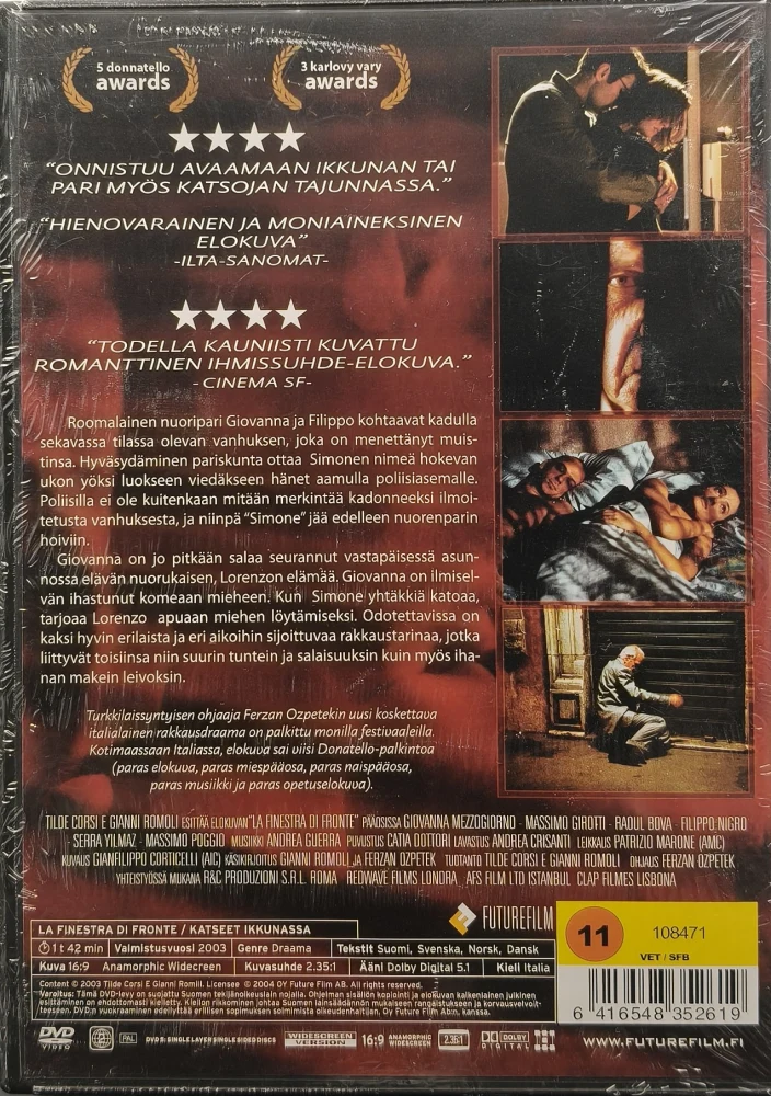 UUSI (DVD) Katseet ikkunassa - La finestra di fronte (2003)