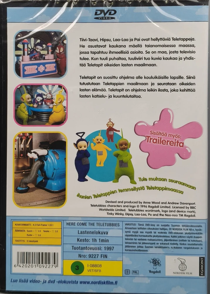UUSI (DVD) Tässä tulevat Teletapit (1997)