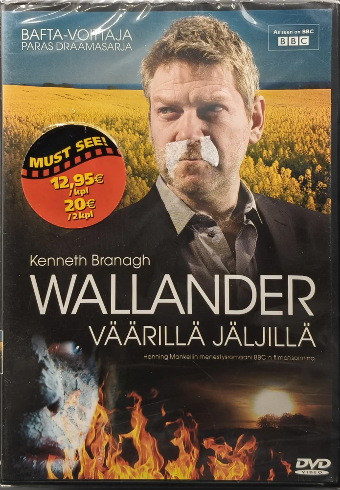 UUSI (DVD) Kenneth Branagh: Wallander - Väärillä jäljillä (2008)