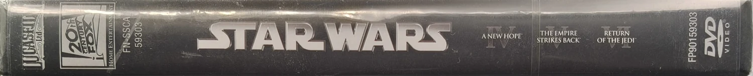 UUSI (3 DVD BOKSI) Star Wars: Episodi IV - VI - (4-6)