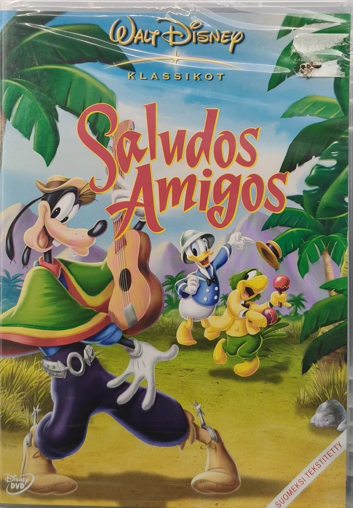 UUSI (DVD) Walt Disney Klassikko 6. - SALUDOS AMIGOS (1943)