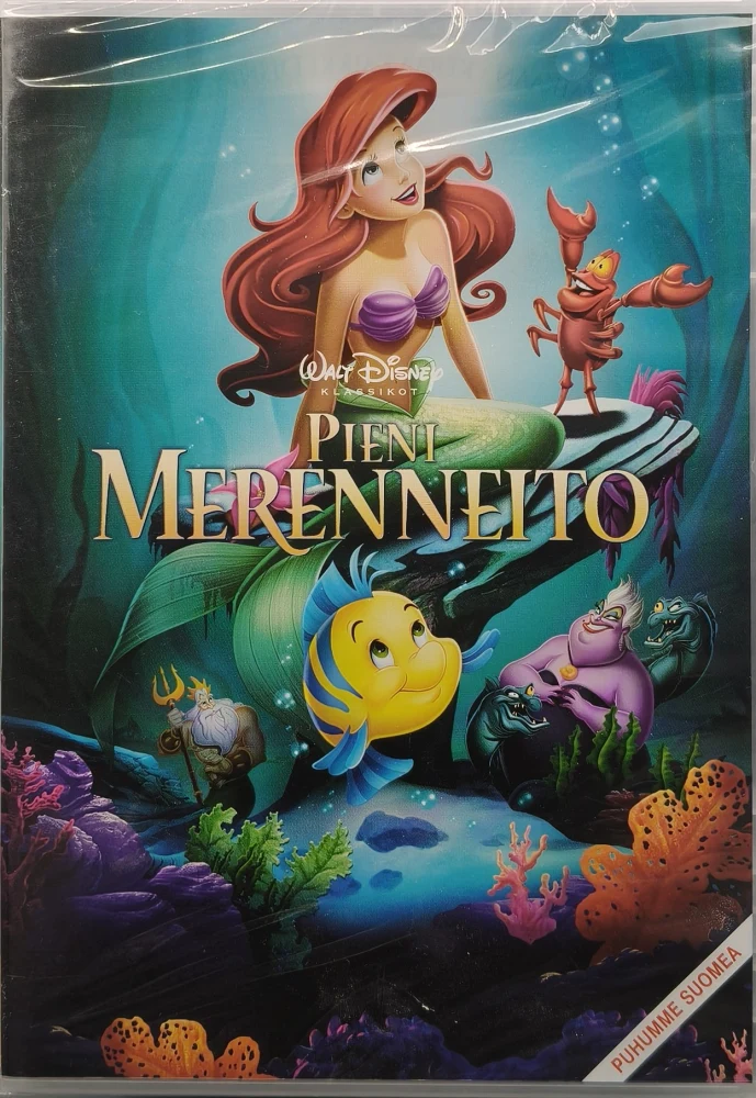 UUSI (DVD) Disney Klassikko nro 28: Pieni merenneito (1989)