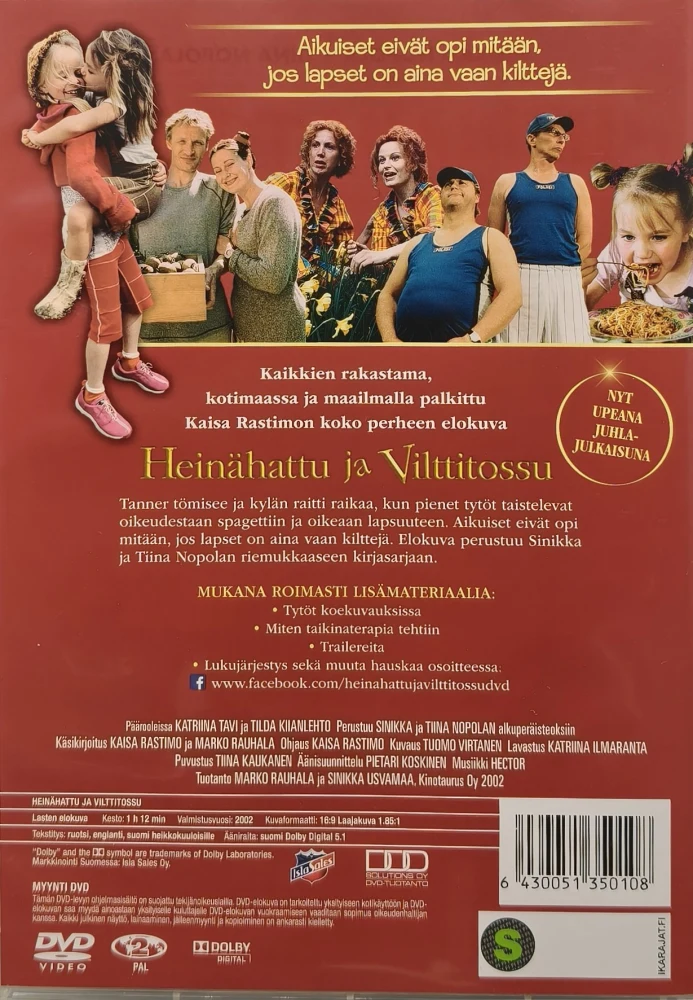 DVD) HEINÄHATTU JA VILTTITOSSU - Juhlajulkaisu (2002)