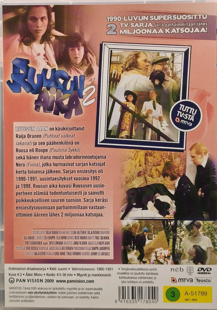 3 DVD) RUUSUN AIKA - KOKO SARJA (1990-91)