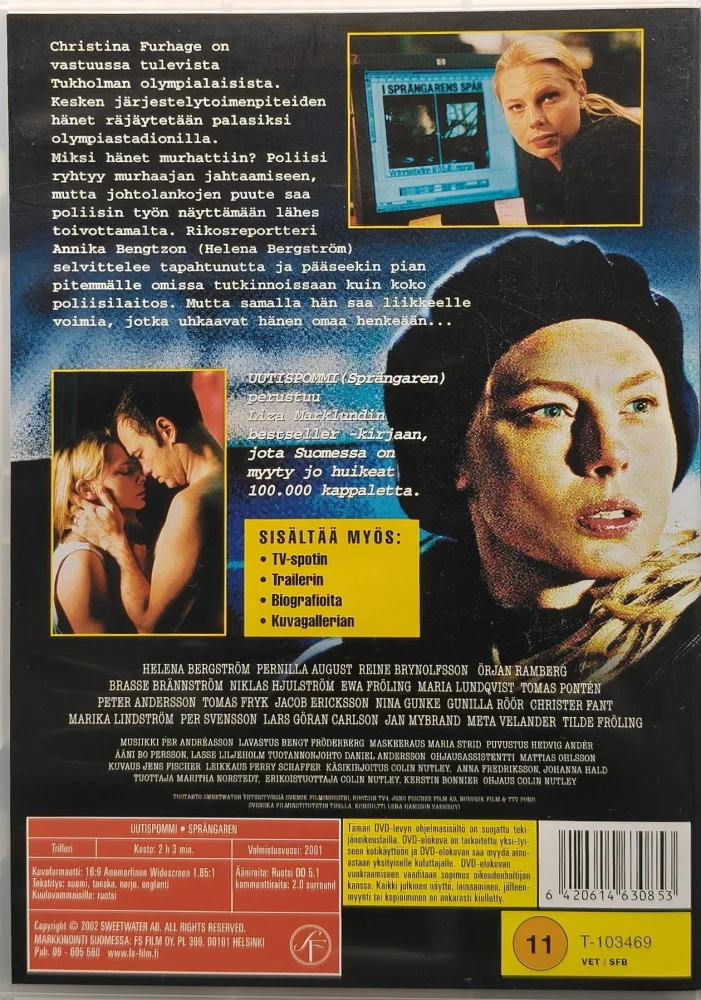 DVD) Uutispommi - Sprängaren (2001) Liza Marklund