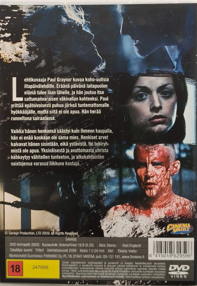 DVD) Darren Healy: Savage (2009) SUOMIKANNET