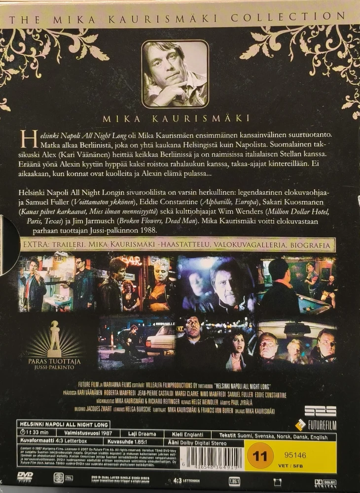 DVD) Mika Kaurismäki: Helsinki Napoli all night long (1987)