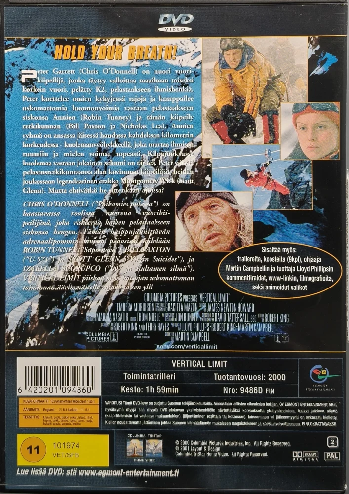 DVD) Vertical Limit (2000) EGMONT
