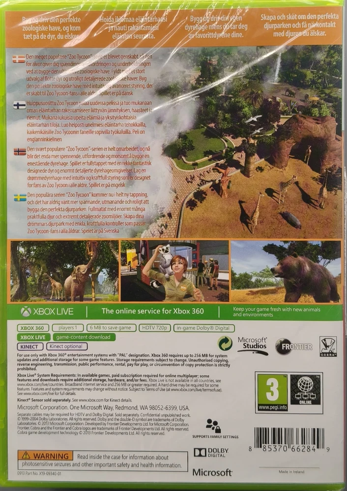 UUSI (XBOX 360: Zoo Tycoon