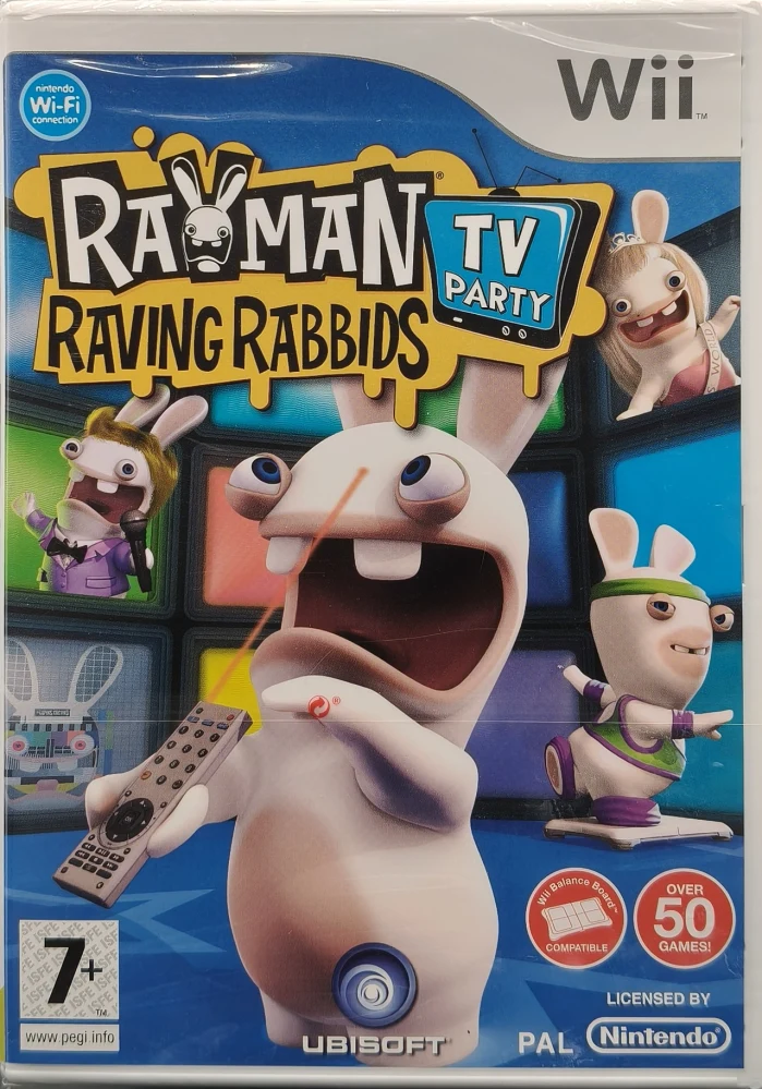 UUSI (Wii) Rayman Raving Rabbids TV Party