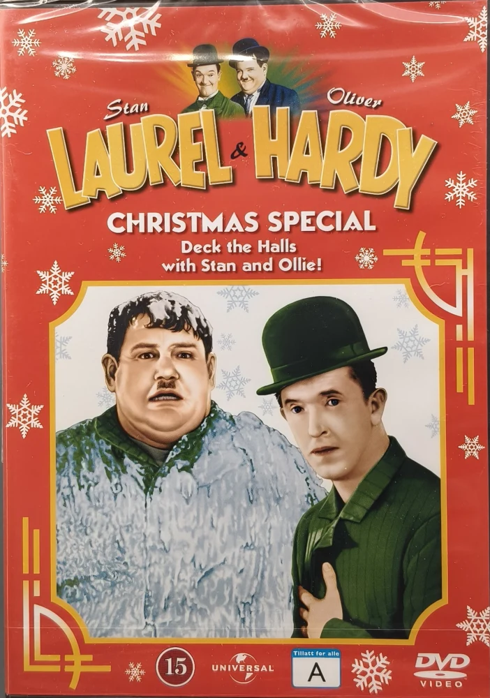 UUSI (DVD) LAUREL & HARDY CHRISTMAS SPECIAL - OHUKAINEN JA PAKSUKAINEN