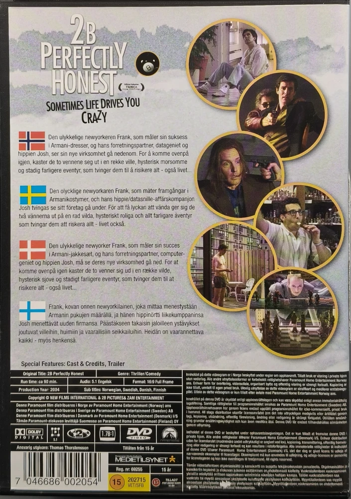 DVD) 2B Perfectly Honest (2004)