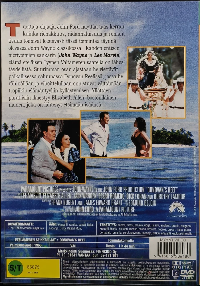 DVD) John Wayne: Etelämeren seikkailijat (1963) SUOMIKANNET