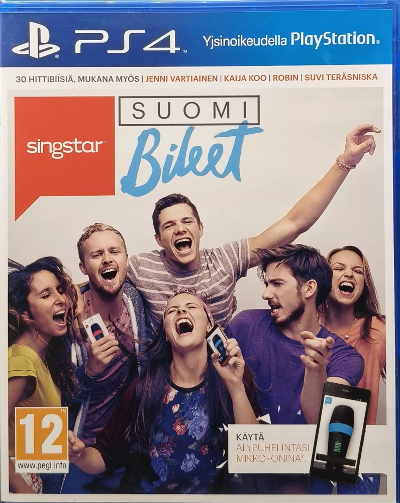 PS4) Singstar SuomiBileet