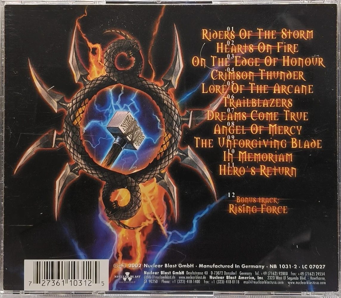 CD) HammerFall – Crimson Thunder (2002)