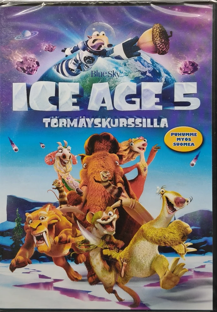 UUSI (DVD) Ice Age 5: Törmäyskurssilla (2016) PUHUMME SUOMEA