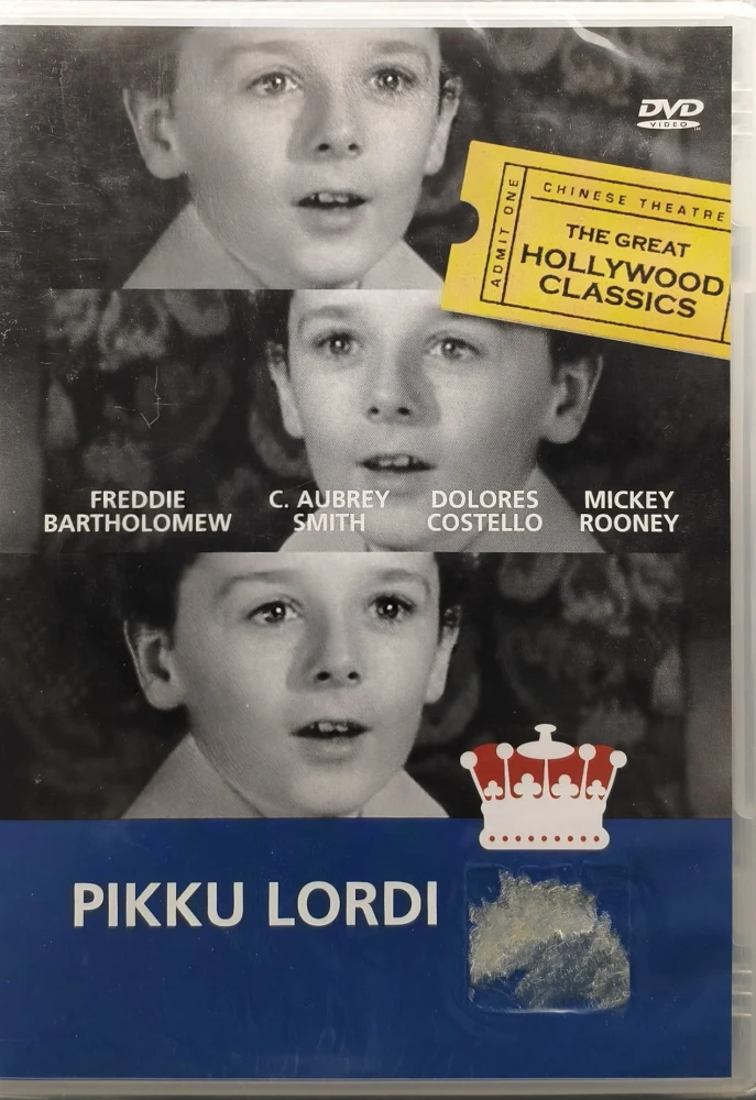 UUSI (DVD) Pikku Lordi Fauntleroy (1936)