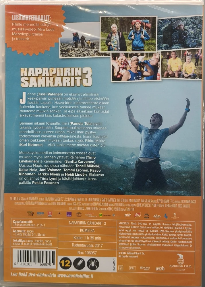 UUSI (DVD) Napapiirin Sankarit 3 (2017)