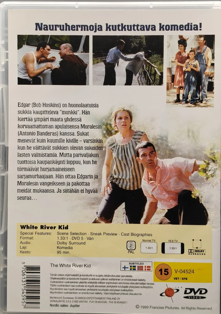 DVD) Antonio Banderas: White River Kid (1999) SUOMIKANNET (JUPITER)