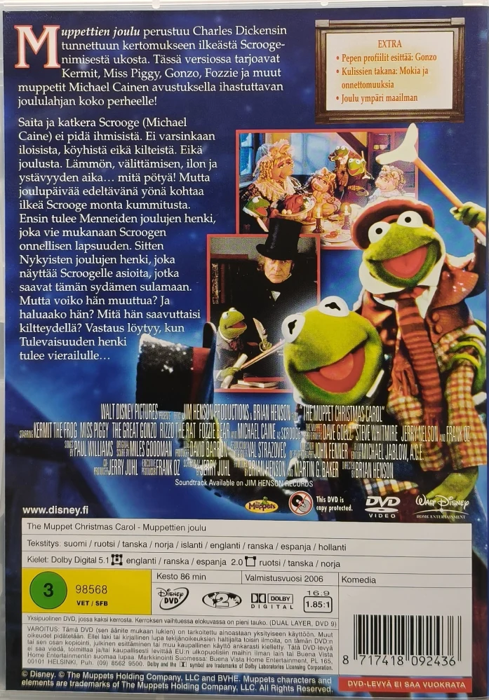 DVD) Muppettien joulu - SUOMIKANNET
