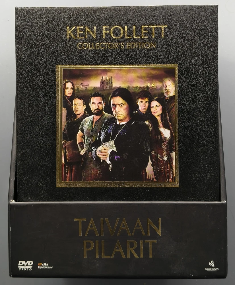 4 DVD) Ken Follett: Taivaan pilarit - The Pillars of the Earth (2009)
