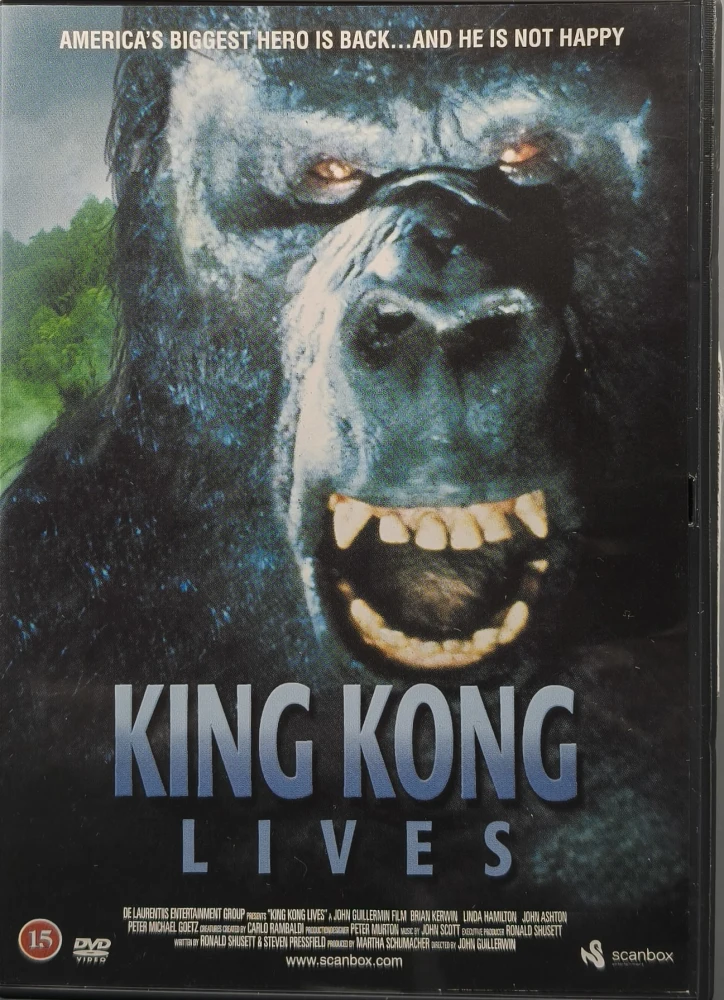 DVD) King Kong Lives - King Kong elää (1986) Linda Hamilton