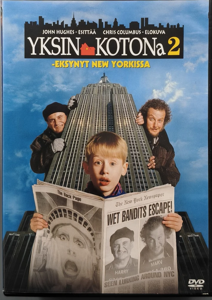DVD) Yksin kotona 2: Eksynyt New Yorkissa (1992) SUOMIKANNET