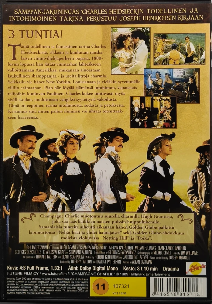 DVD) Hugh Grant: Champagne Charlie (1989) SUOMIKANNET