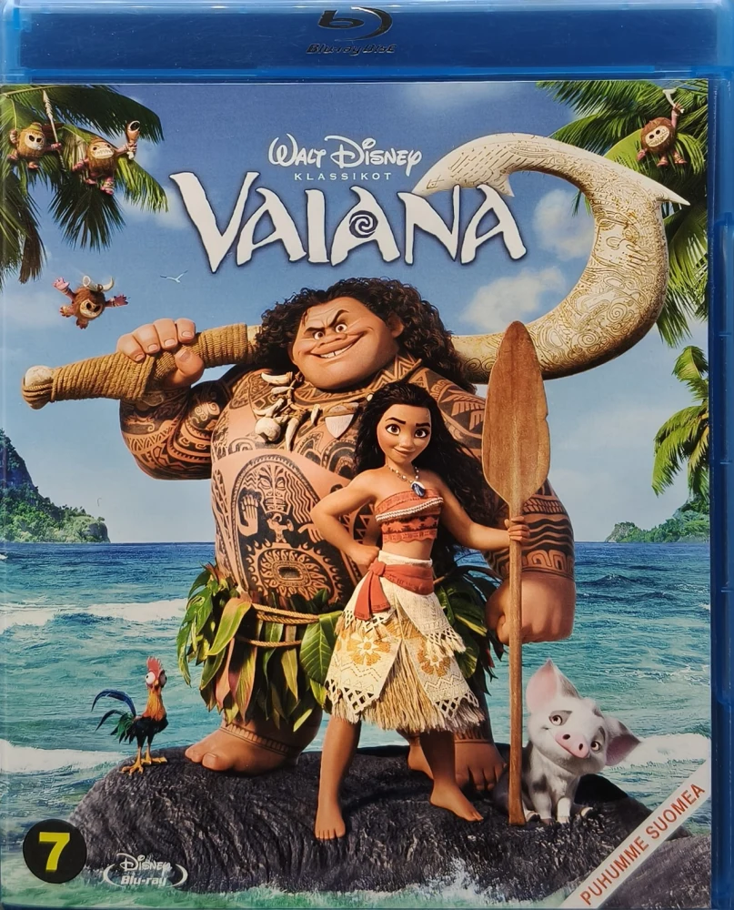 BLU-RAY) Vaiana - Disney Klassikko 55. (2016) SUOMIKANNET