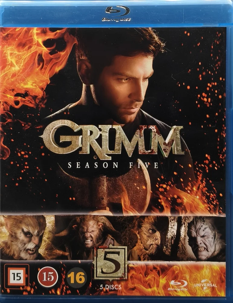 5 BLU-RAY) Grimm: Kausi 5 (2015-2016) SUOMITEKSTIT