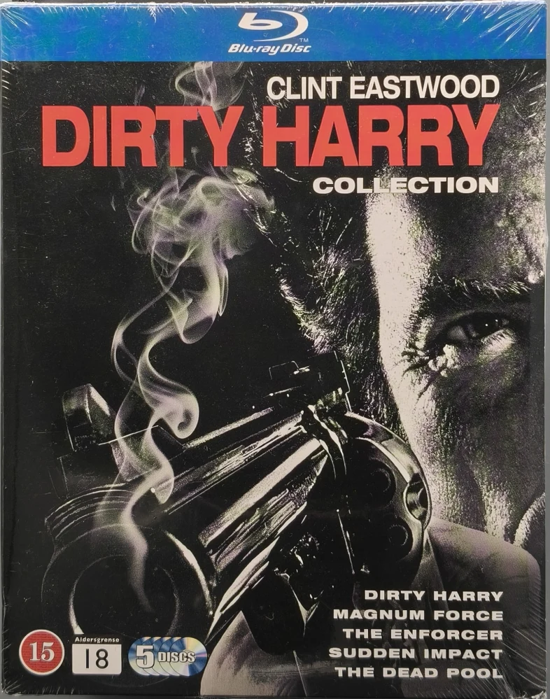 UUSI (5 BLU-RAY) Likainen Harry - Dirty Harry Collection - Kokoelma (1971 - 1988)