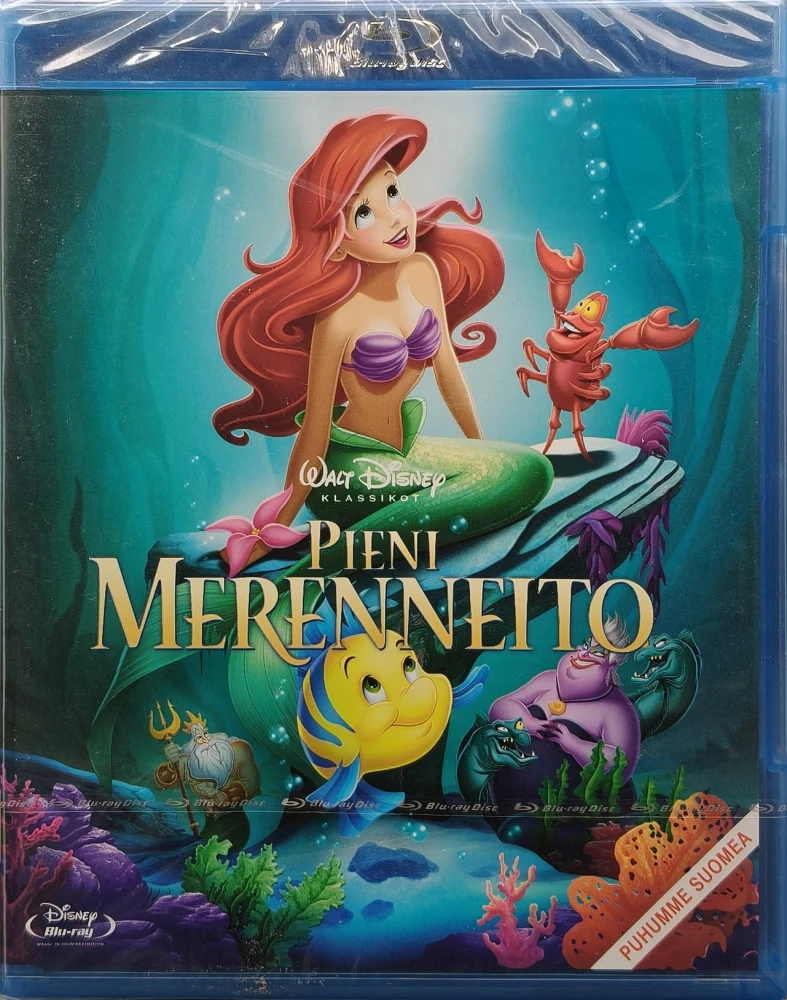 UUSI (BLU-RAY) Pieni merenneito - Disneyn klassikko 28. (1989)