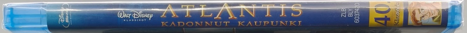 UUSI (BLU-RAY) Atlantis - Kadonnut Kaupunki - Disney Klassikko 40. (2001)