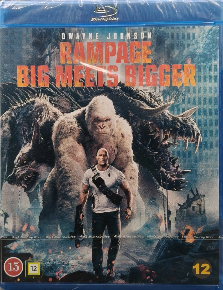 UUSI (BLU-RAY)  Dwayne Johnson: Rampage - Big Meets Bigger (2018)