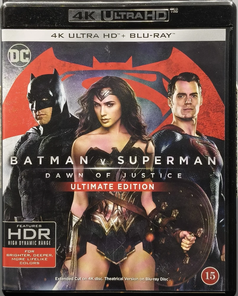 4K ULTRA HD + BLU-RAY) Batman v Superman (2016)