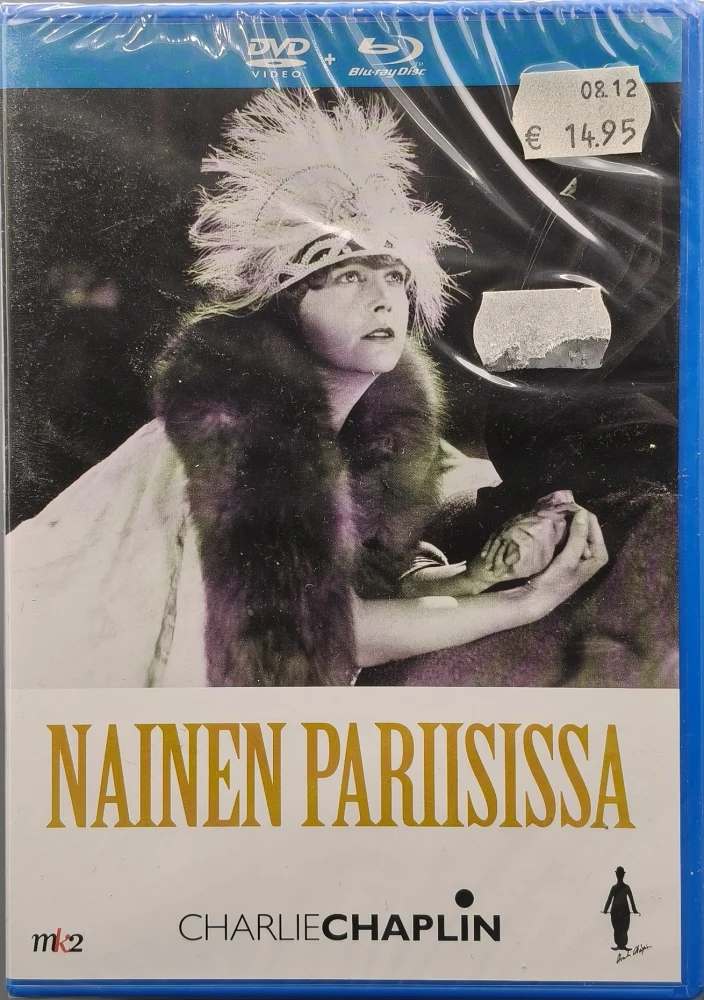 UUSI (BLU-RAY+DVD) Charlie Chaplin:  Nainen Pariisissa