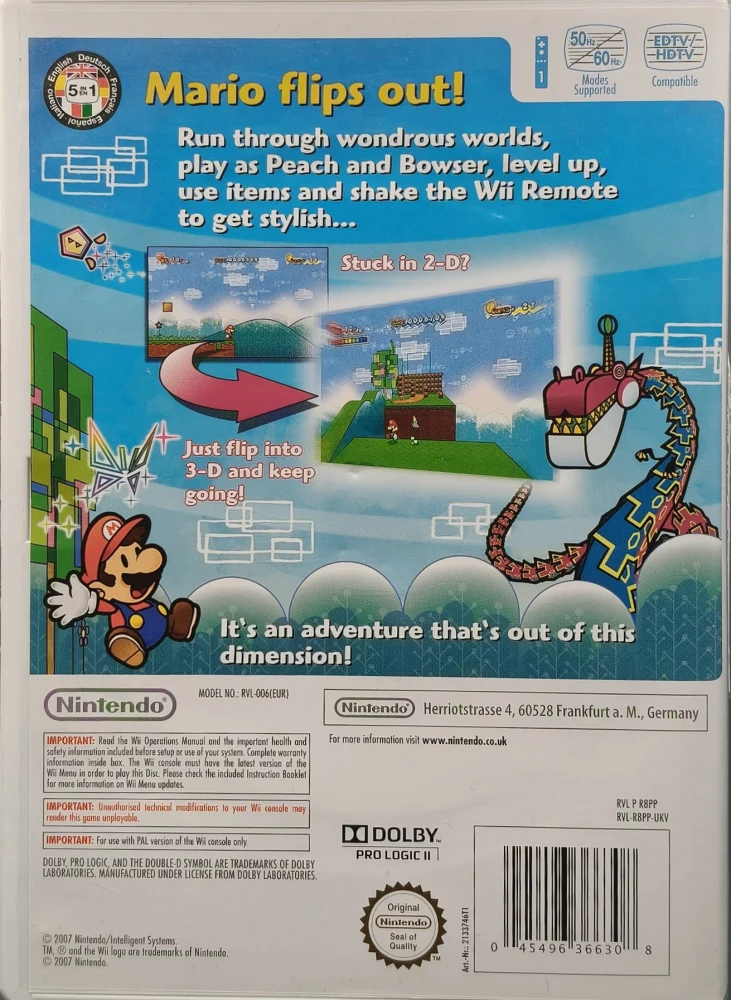 Wii) Super Paper Mario