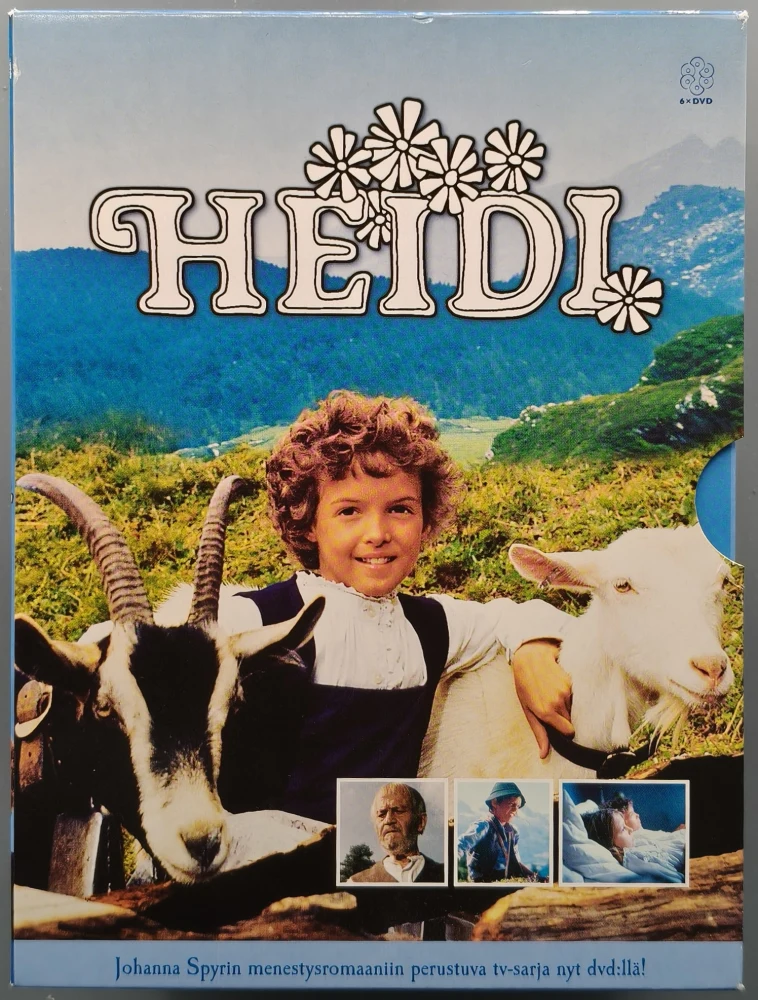 6 DVD BOKSI) HEIDI (1977) Koko Tv-sarja