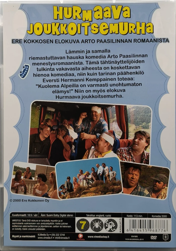 DVD) Hurmaava joukkoitsemurha (2000)