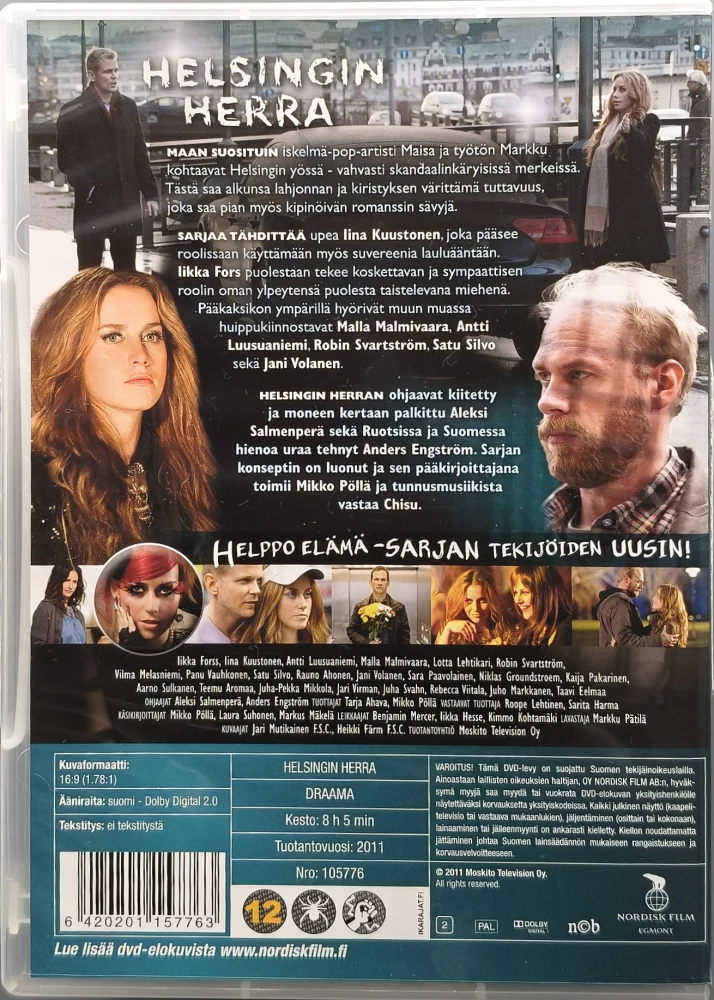 2 DVD) Helsingin herra (2011) Koko Tv-sarja - Iina Kuustonen