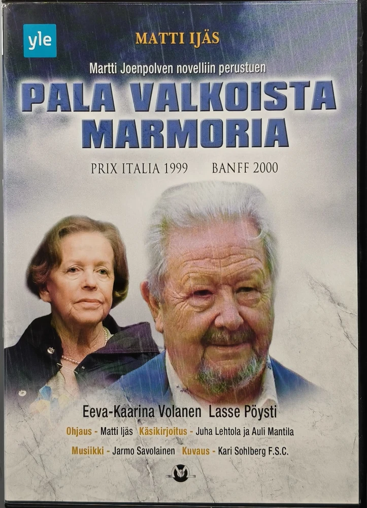 DVD) Matti Ijäs: PALA VALKOISTA MARMORIA (1998) Lasse Pöysti, Eeva-Kaarina Volanen