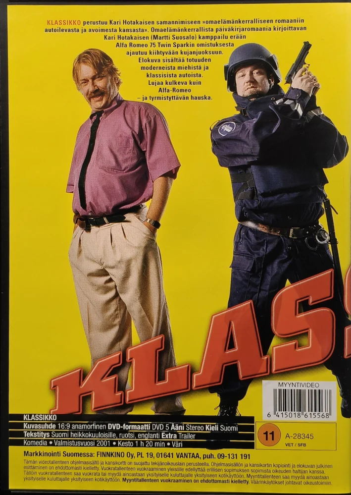 DVD) Klassikko (2001) Martti Suosalo