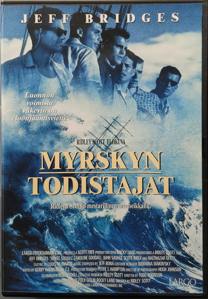 DVD) Jeff Bridges: Myrskyn Todistajat - White Squall (1996)