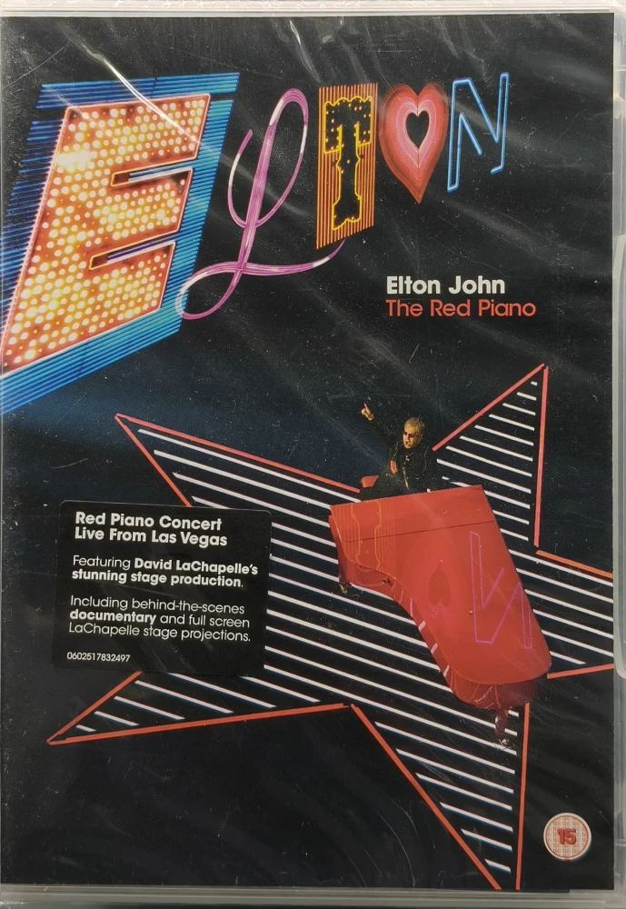 UUSI (2 DVD) Elton John – The Red Piano (2008)