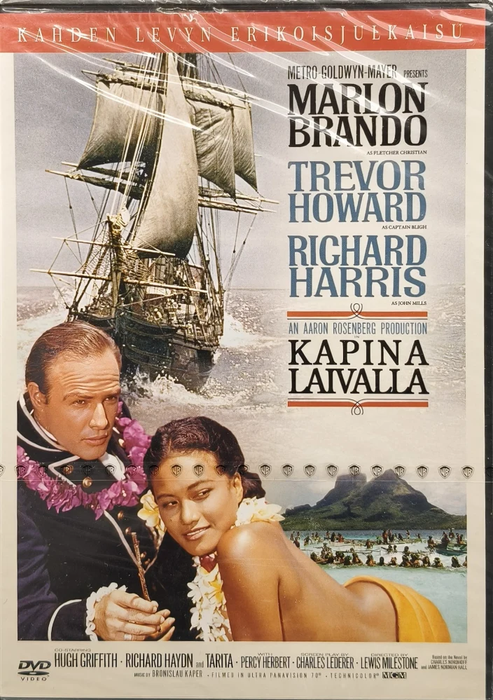 UUSI (2 DVD) Kapina laivalla - Mutiny on the Bounty - Erikoisjulkaisu (1962)