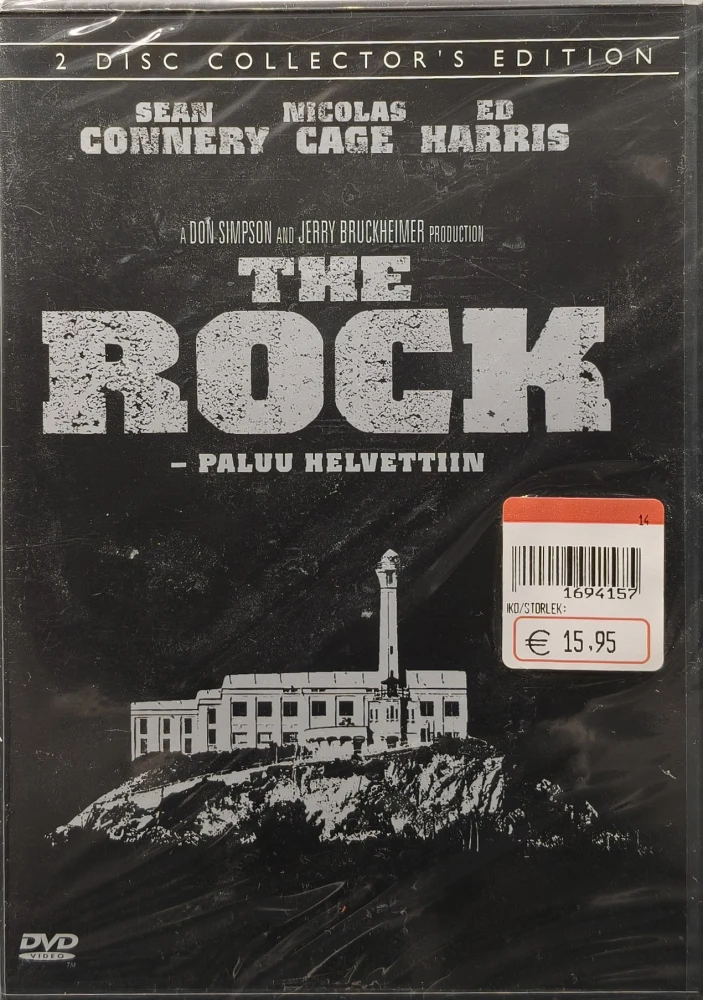 UUSI (2 DVD) The Rock - Paluu helvettiin (1996) SUOMIKANNET