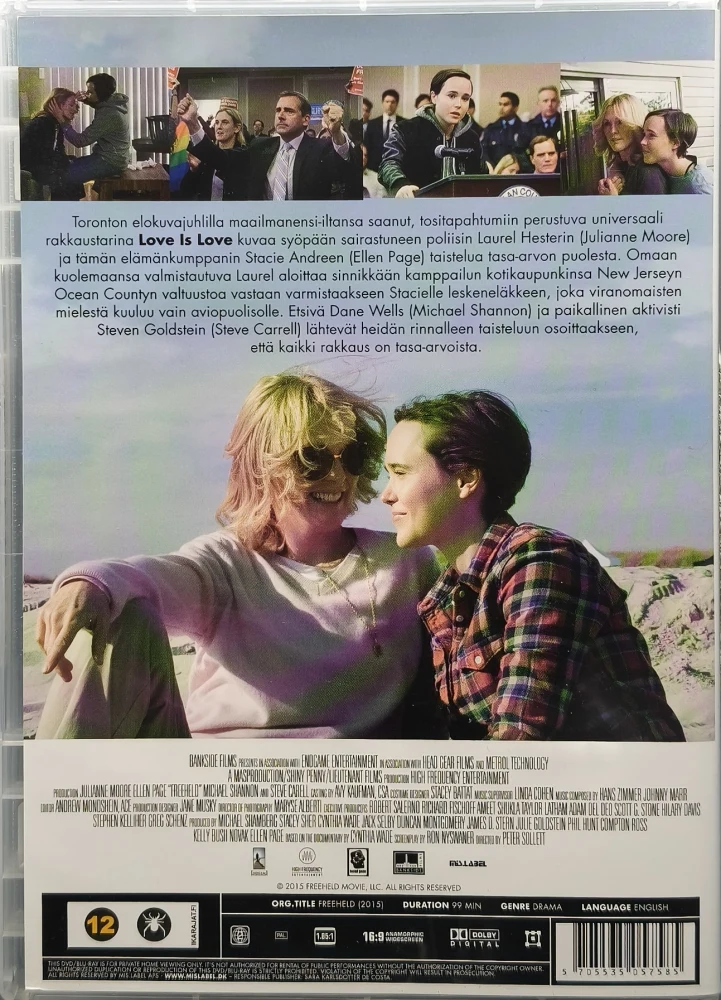 DVD)  Julianne Moore: Love is love - Freeheld (2015)