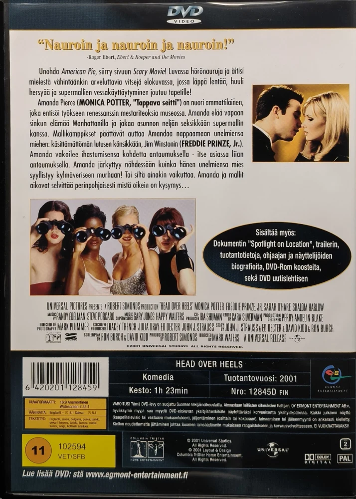 DVD) Kämppikset - Head Over Heels (2001) EGMONT