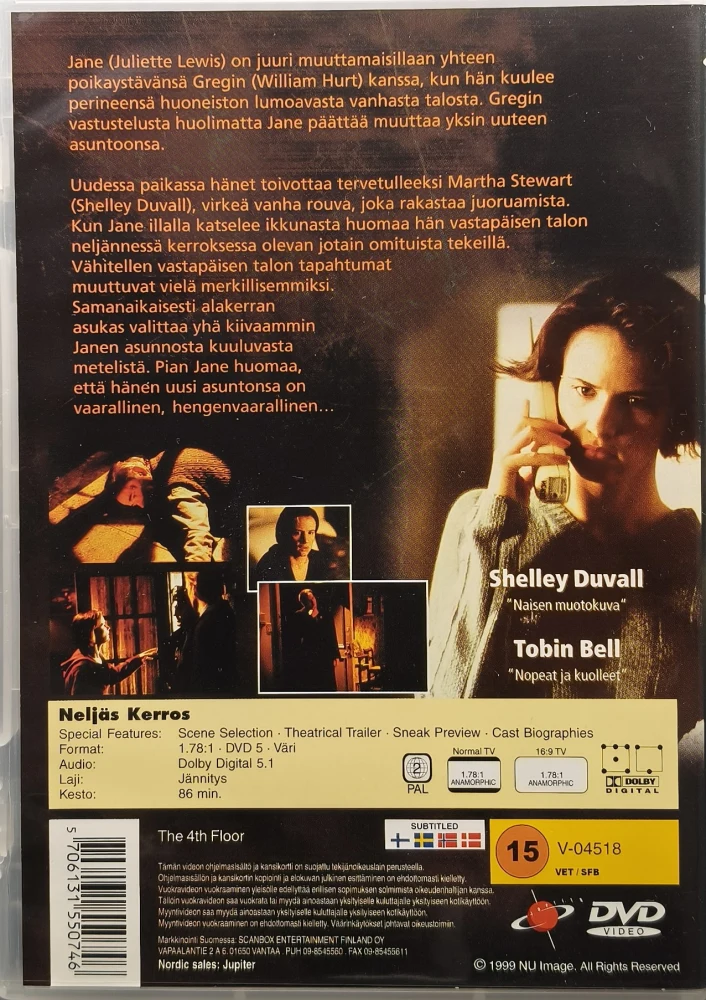 DVD) William Hurt: Neljäs kerros - The 4th Floor (1999) SUOMIKANNET - JUPITER